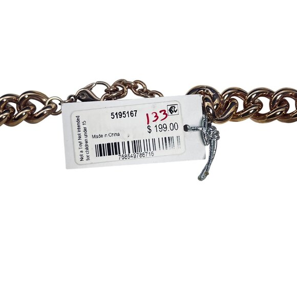 Swarovski Every Rose Gold Tone Plated Choker Necklace With Clear Crystals (6008) - Picture 7 of 11